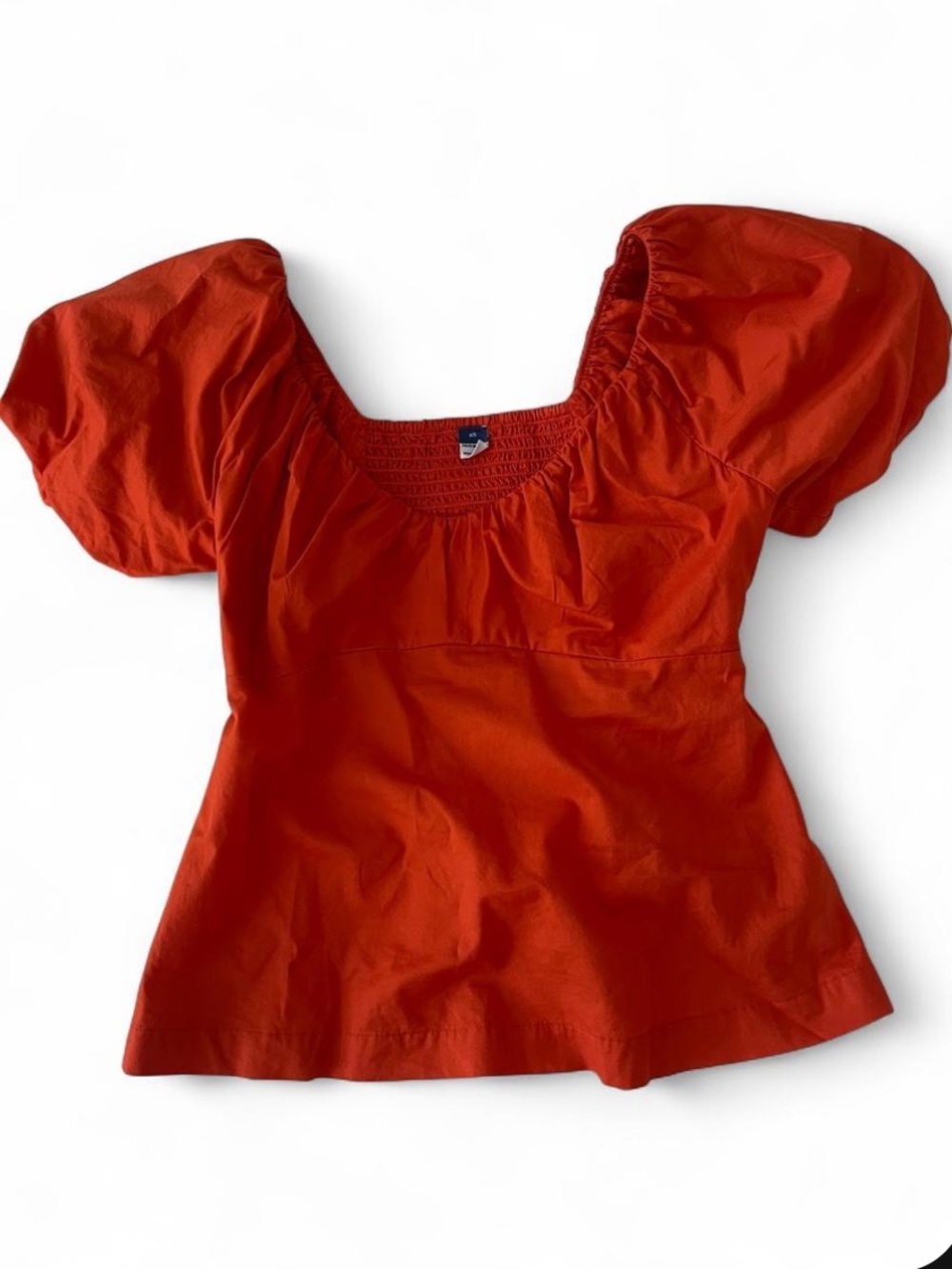 Old Navy orange Puff Sleeve women’s Top